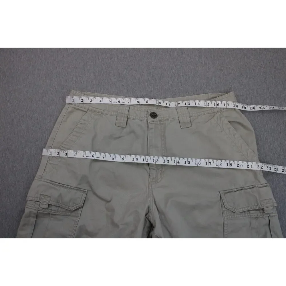 Columbia Sportswear Shorts Mens 36 Beige‎ 100% Cotton Cargo 9